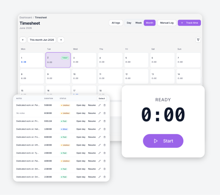 Time tracking